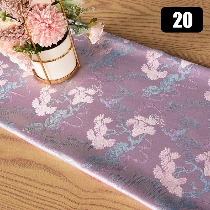 Роскошная высококачественная жаккардовая парчовая шелковая ткань для самостоятельного шитья чонсам ханьфу платье обивка одежды винтажная дизайнерская ткань