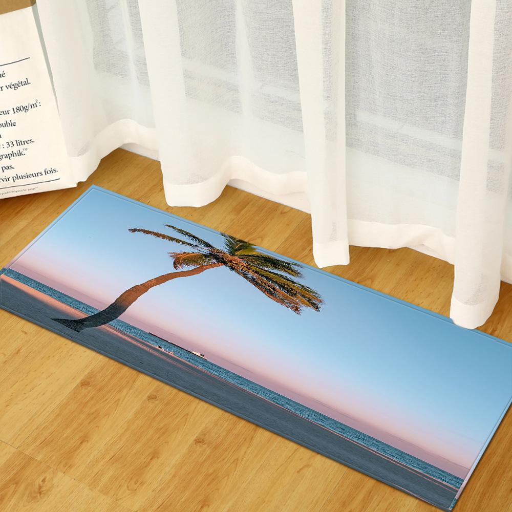 Landscape Toilet Absorbent Door Mat Bathroom Non-Slip Mat Bedroom Living Room Floor Mat Carpet