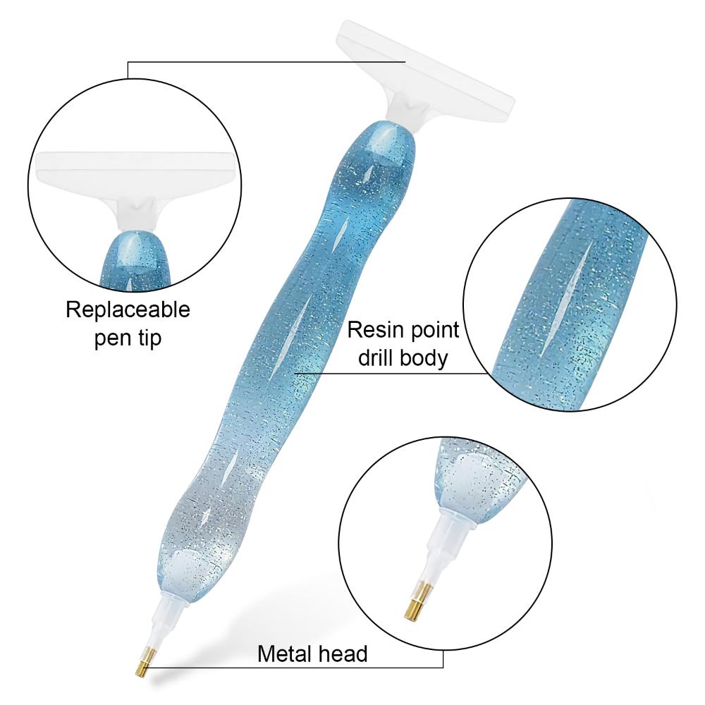 DIY Crafts Resin Embroidery Diamond Drawing Diamond Painting Pen 5D Point Drill Pen