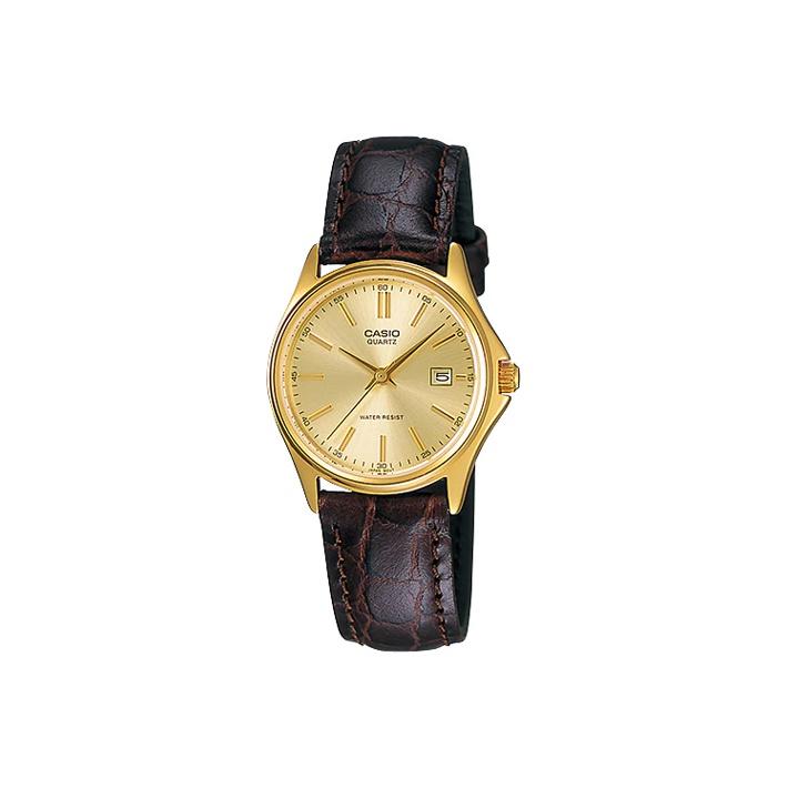 Casio Женские часы стандартной серии с золотым покрытием LTP-1183Q-9A LTP-1183Q-9A