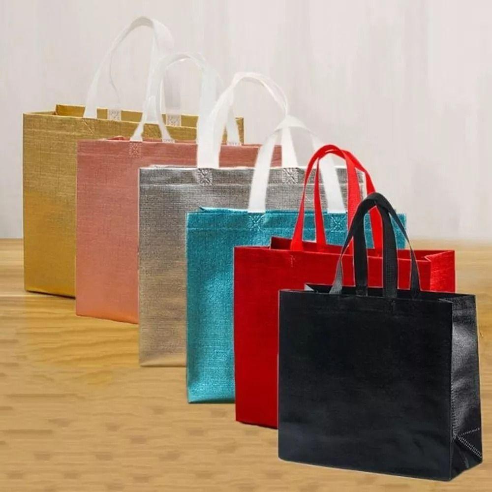 Non-woven Fabric Gift Packing Bag Solid Color Shoe Bag New Shopping Bag