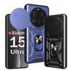 Slide Camera Cover For Xiaomi 15 Ultra 14T Finger Ring Magnetic Stand Phone Case For Xiaomi 14 Ultra 15 14T Pro Shockproof Cases