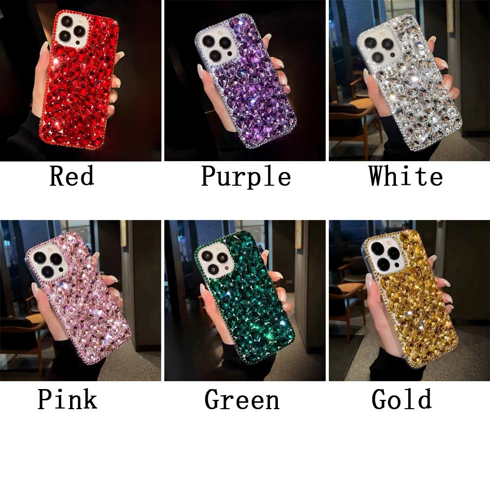 Роскошный чехол со стразами, кристаллами и бриллиантами для Realme C75 C75X C73 C71 C61 C55 C51 C53 C35 C31 C30 C33 C25 C21Y C25Y C21 Блестящая крышка