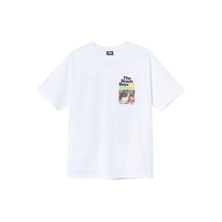 Stussy Футболка с фото группы Beach Boys Унисекс Белый 3903703