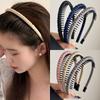 Hairband Headband for Women, Non-slip Hair Pressing and Face Washing, Special for Hair Tidying, Fashionable Headdress with Teeth