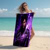 1pc Prince1 Beach Towel, Comfortable and Thick, and Swimming/Bath/Picnic/Camping Towel, Suitable for Seaside Beaches
