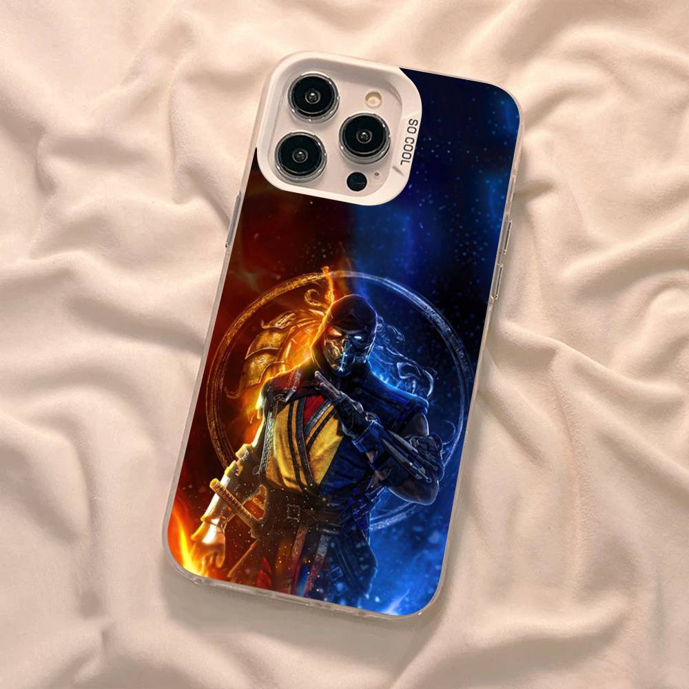 Игровые чехлы для телефона M-Mortal K-Kombat Для iPhone 17 16e 15 14 13 12 11 Plus Pro Max ProMax Цветные чехлы