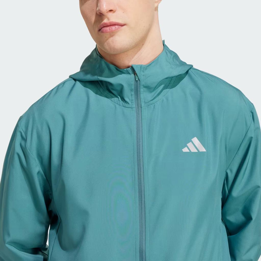 adidas Логотип Толстовка на молнии с длинным рукавом Мужские куртки JM5742