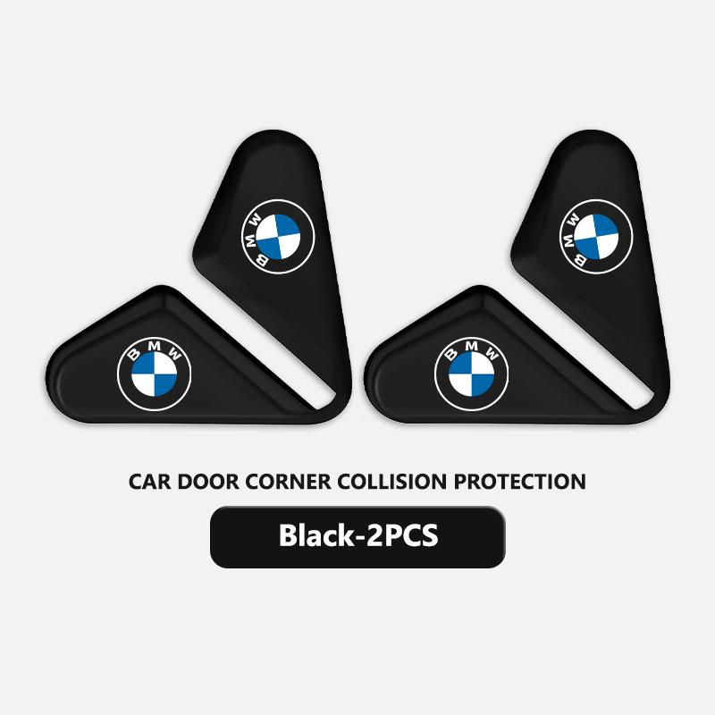 2/4pcs Car Door Corner Protective Anti-collision Guard Covers For BMW Performance M E87 E30 E46 E28 F35 G20 E93 F20 X3 X
