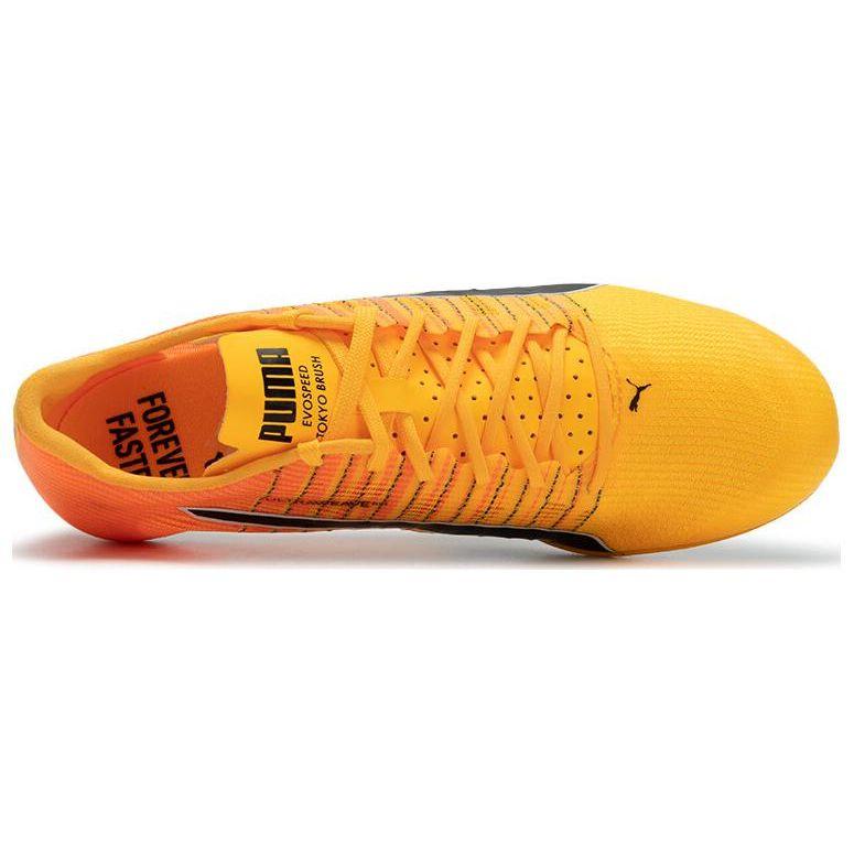Puma EvoSpeed Brush 6 Sun Stream Black Unisex Sneakers Orange Sunset-Glow 380022-01