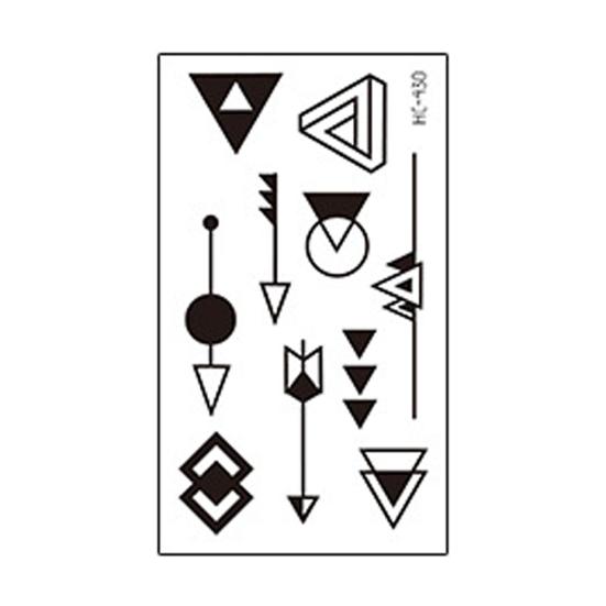 Тотемная татуировка водонепроницаемый безопасный черный цвет Популярная одноразовая наклейка на руку для вечеринки