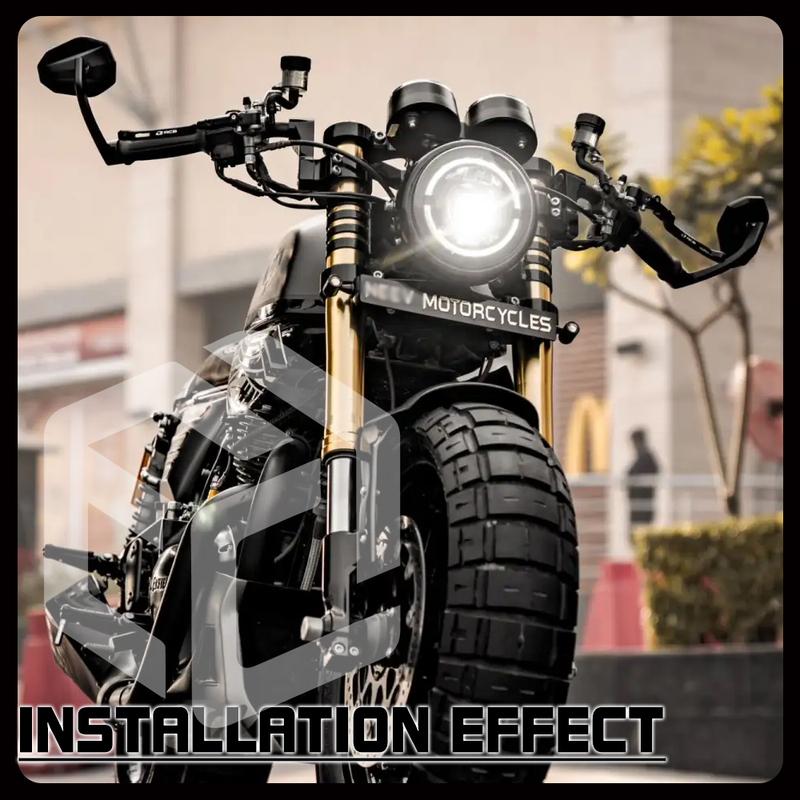 Зеркала на руль мотоцикла для Bonneville Bobber / Speedmaster / T100 / T120 / Speed Twin / Scrambler / Trident 660 / Thruxton