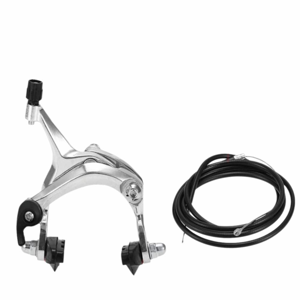 Easy Installation Bicycle Caliper Brake Set Silver C Brake Caliper Bike Brake Kit  Bike Repair