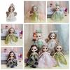Подвижные суставы Подвижные суставы Платье принцессы Кукла 3D Глаза Мини Кукла Игрушки Девочки Подарки