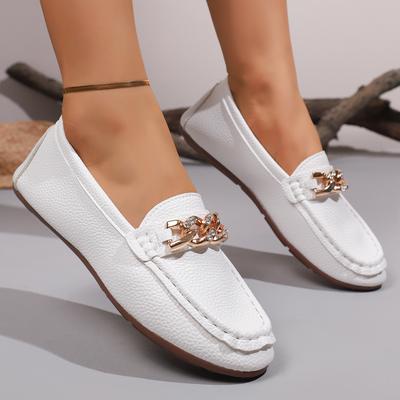 Модная женская обувь на плоской подошве, модные лоферы большого размера с круглым носком и низким каблуком, повседневные, слипоны, весна и осень, нескользящие кроссовки для женщин