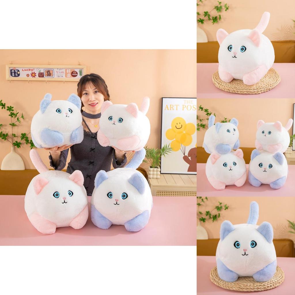 Плюшевая игрушка кошка для девочек, мягкая набивная игрушка, подарок для детей