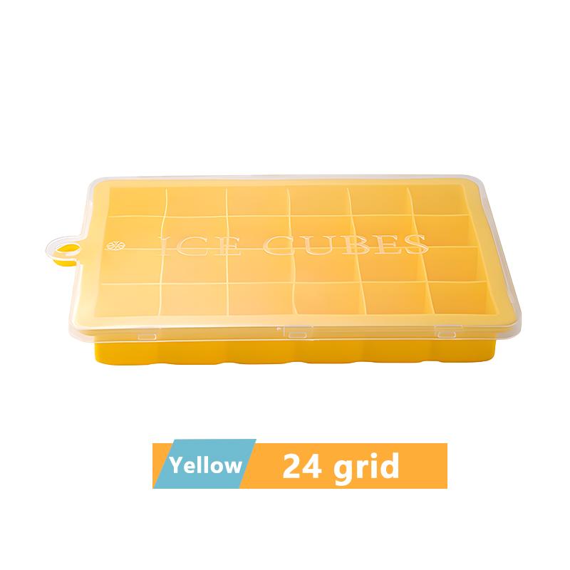 4/6/8/15/24 сетка большой лоток для льда гигантский большой пищевой силиконовый кубик льда квадратный лоток форма DIY льдогенератор лоток для кубиков льда