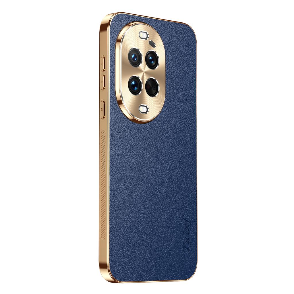 Чехол с покрытием из кожи с узором «лисички» для серии Huawei Nova с ударопрочным бампером