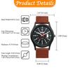 Military Watch with Nylon Luminous Analog Simple and Stylish Quartz Fashion Accessory Perfect Gift for and Day Men's Strap, Waterproof, Display,