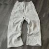 Y2k Embroidered Gray Casual Pants Men's Jogging Drawstring Sweatpants