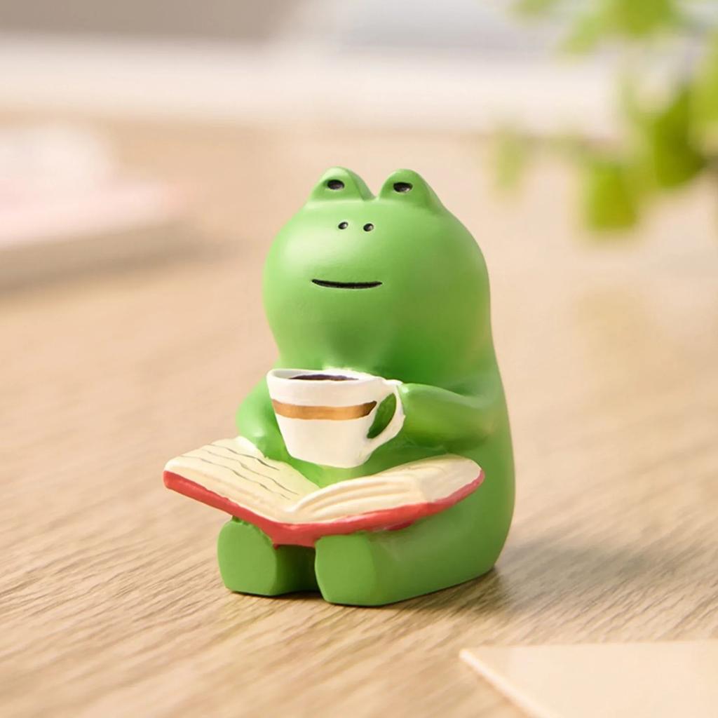 Interior Accessories Home Desk Lamp Table Decoration Frogs Resin Action Figure Small Ornaments Desktop Car Crafts Decor Garden