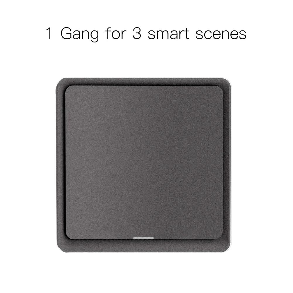 MOES 4 Gang Tuya ZigBee Wireless 12 Переключатель сцен Кнопочный контроллер Сценарий автоматизации с питанием от аккумулятора для устройств Tuya