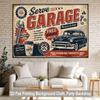 1 piece of 2D flat banner background fabric, for automotive service and repair promotional advertisement background.
