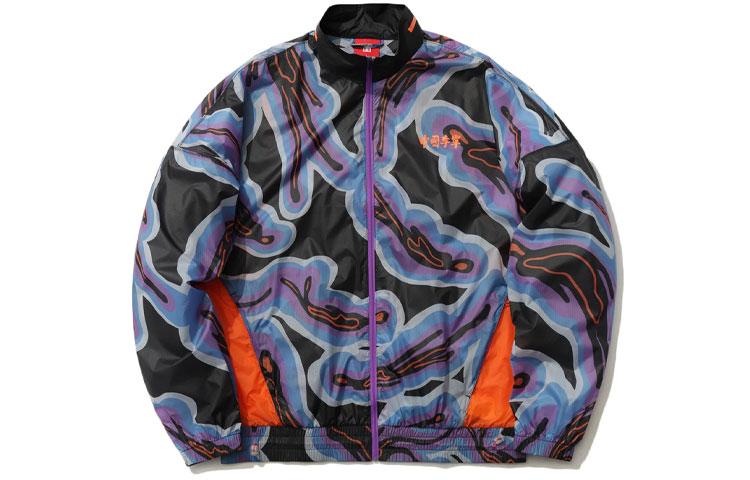 Li Ning Куртки Мужские Фиолетовые Стойка Умеренные Другие AFDR295-1