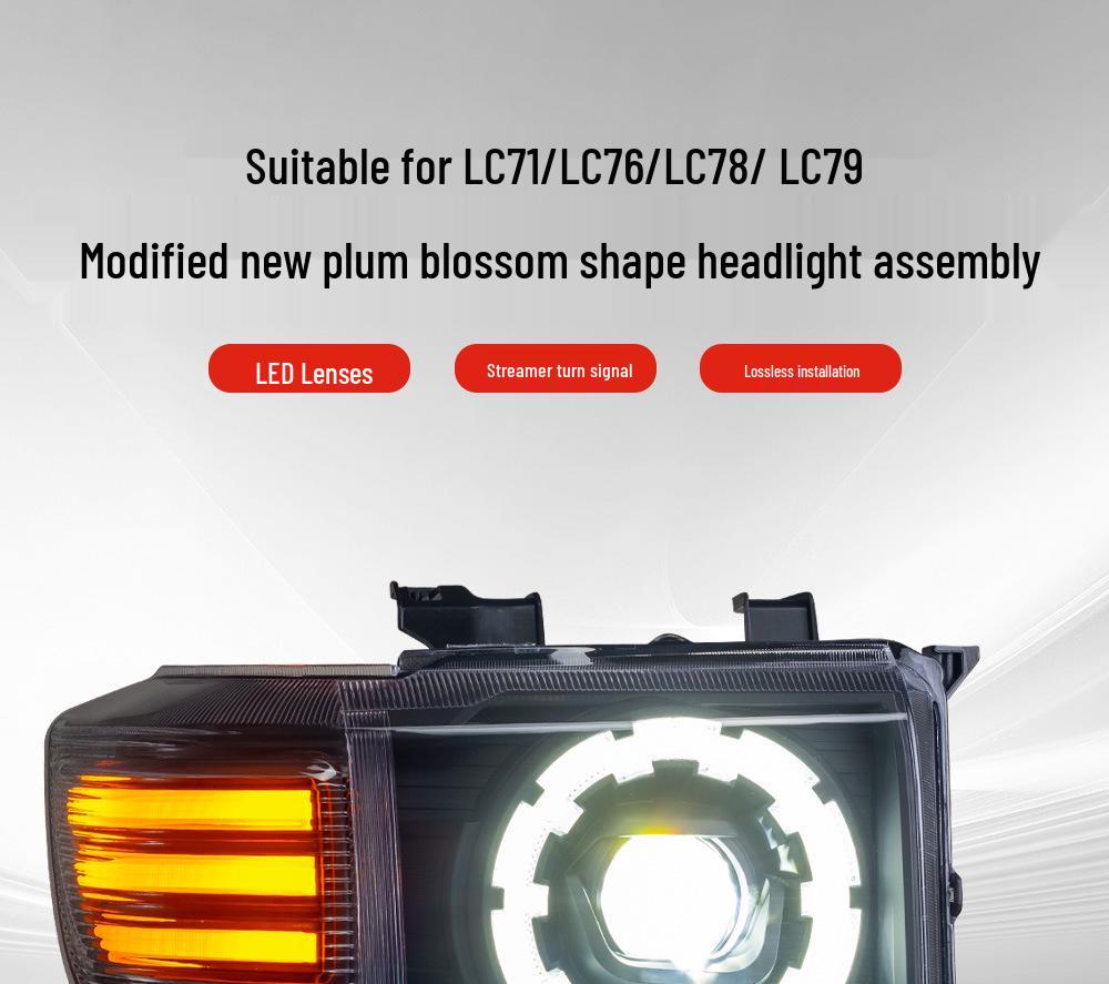 Светодиодные фары проекторного типа для Land Cruiser LC70/LC76/LC78/LC79/FJ75
