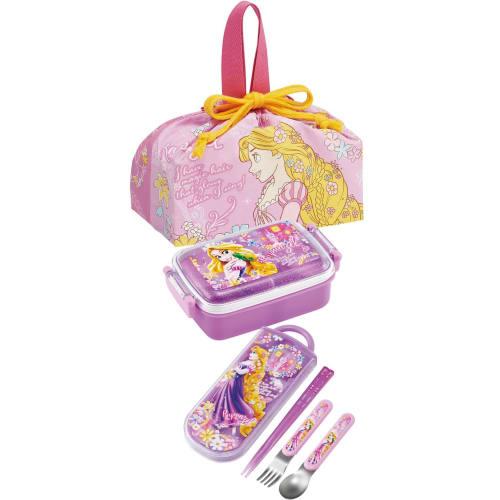 Skater Children's Lunch Box Drawstring Bag, Disney Tangled, Size 24, Made In Japan, KB7-A