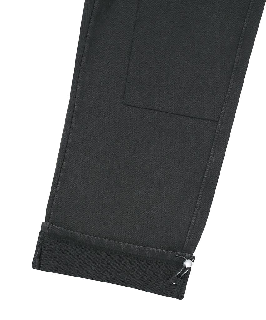 Syupeodeulai Vintage Washed Wide Sweatpants Dark Gray