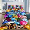 3D Game Bedding Set B-Blox F-Fruits Cartoon Duvet Cover Set Soft Skin-Friendly Single Double King Size For Kids Home Textiles