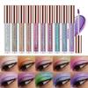 Long-lasting Multi-chrome Pigmented Eyeshadow Palette Aurora Chameleon Glitter Liquid Eyeshadow Makeup, NO.8, 1 Pc.