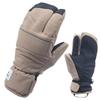 White Field Design Trigger Mittens Waterproof Hard Shield Gloves for Perfect for Outdoor and Motorcycles Women, Skiing, Snowboarding, Sports,