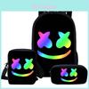 Набор рюкзака Marshmello Прочный Универсальный Стильный Для Школы Путешествий
