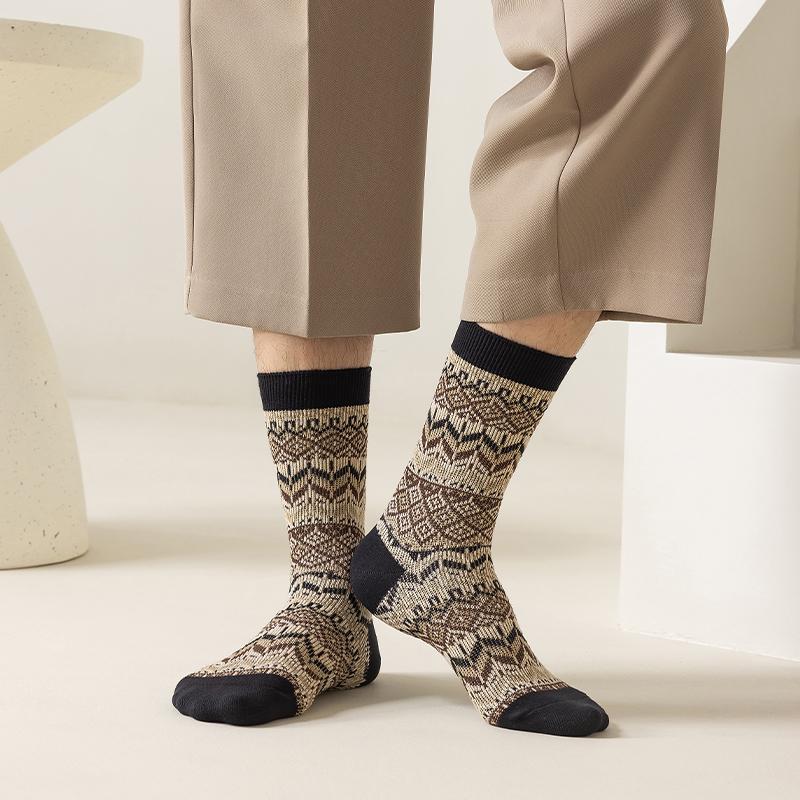 3 пары женских хлопковых носков, осенние и зимние теплые носки, толстые трикотажные носки Cabin Cozy Crew, мягкие носки, подарки для женщин, красочная мода