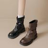 Short Boots 2024 Winter New Trend Design Women's Boots Street Hundred Fashion Outdoor Short Boots High Heel Shoes for Women