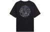 Li-Ning T-Shirts Unisex Black Crew Neck Moderate Straight Fit
