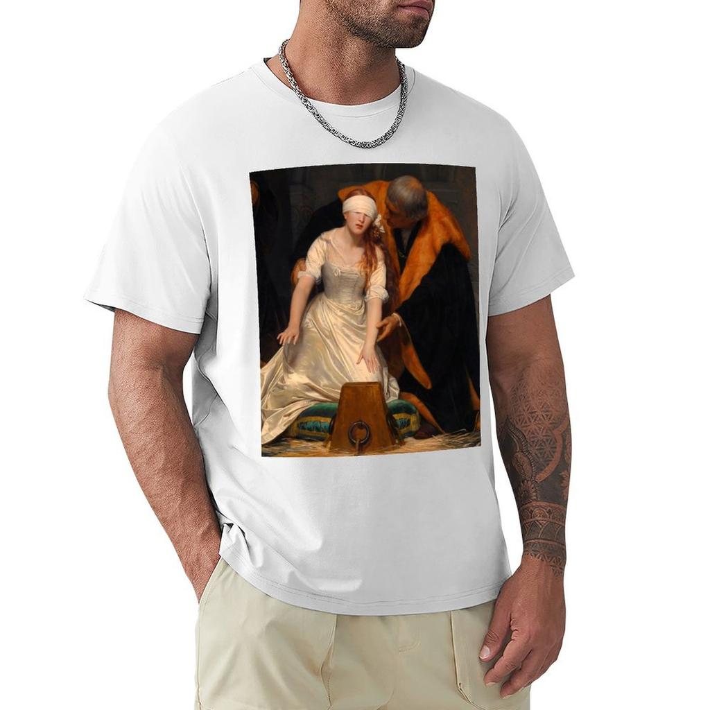 Execution of Lady Jane Grey by Paul Delaroche TShirt Plus Size Loose Fit TShirt
