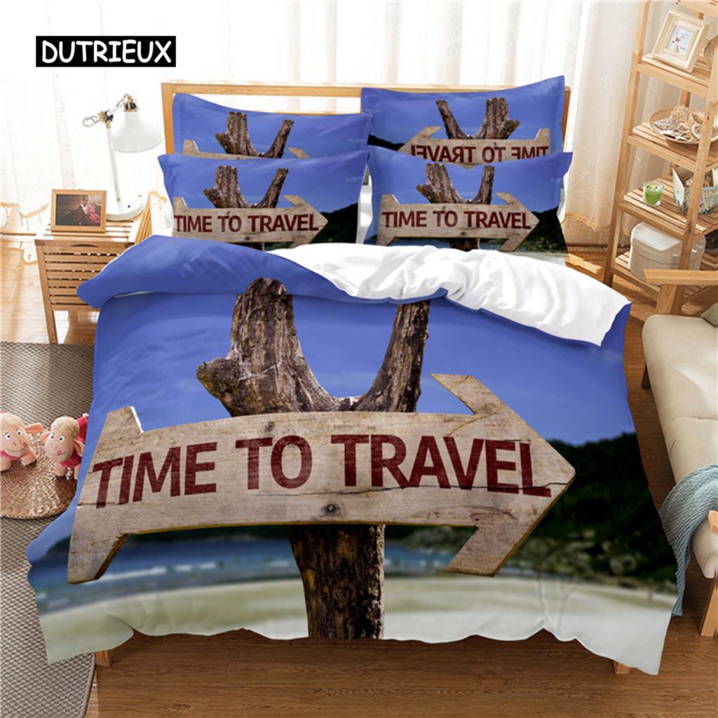 Комплект постельного белья Roadster, комплект пододеяльников, постельное белье с 3D-печатью, комплект постельного белья размера Queen, модный дизайн