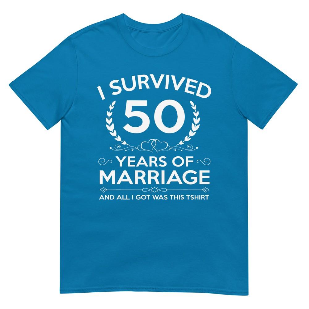 50th Wedding Anniversary Gifts Couples Husband Wife 50 Years TShirt