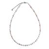 Pearl Freshwater Pearls Shape Keeps Metal Made In Japan [Mani Mani] Necklace, [5-5.5mm Beads] Natural, Multi-Colored, Memory, Rice-shaped Necklace,