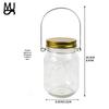 Solar Mason Jar LED String Lights with Custom World Cup Design