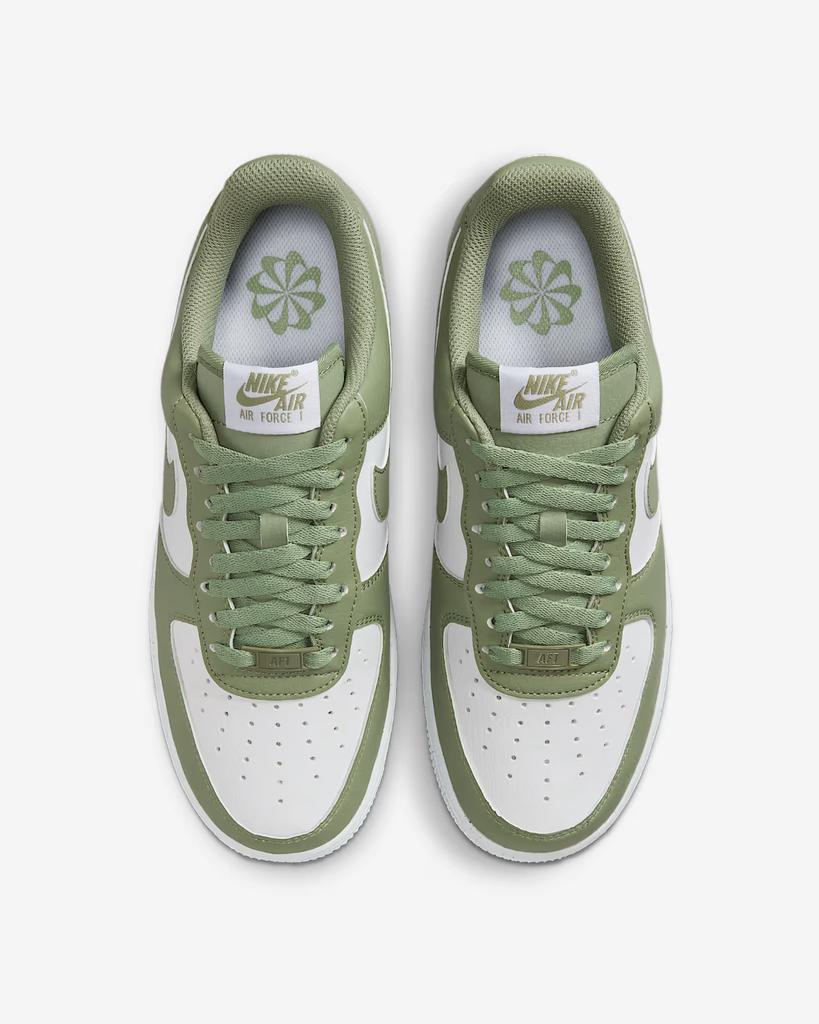 DV3808-113 Nike Air Force 1 Low Масляно-зеленый (Женский)