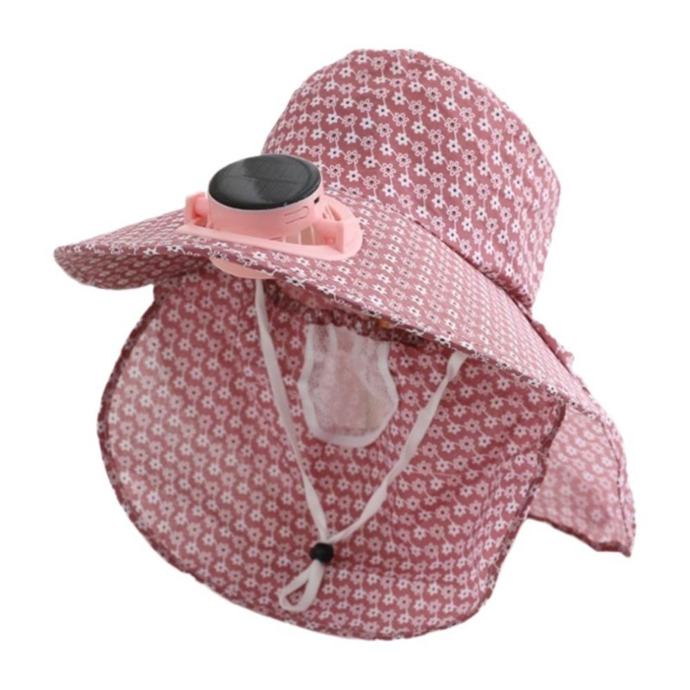 USB Charging Sun Cap Anti-UV Cooling Fan Hat Sunscreen Cap Fisherman Hat Summer Season