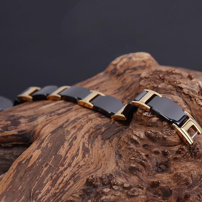 Ювелирные изделия из нержавеющей стали золотого цвета, классические керамические цепочки шириной 10 мм, магнитный браслет для здоровья, мужские браслеты дружбы