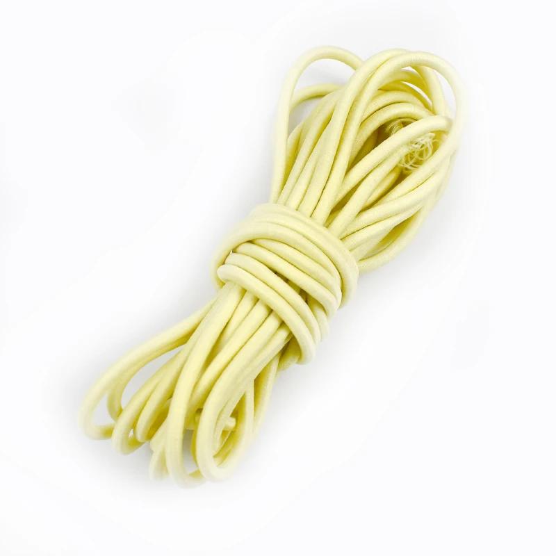 5/10/20M 4мм Эластичные шнуры Meetee для одежды, повязок на голову, Резинка, Пояс, Пружинные резинки, Аксессуары для шитья DIY