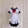 Japanese Lolita Classic Maid Outfit – Black & White Skirt with Apron