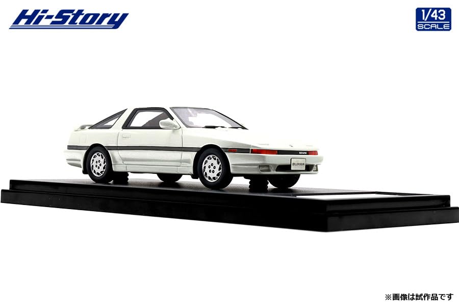Hi Story Toyota Supra TURBO LIMITED White Pearl Mica Finished Product 1/43 3.0GT (1987)