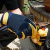 1 Pair Tough Grip Labor Insurance Gloves Thickened Welding Gloves Leather Work Gloves  Mechanic Work